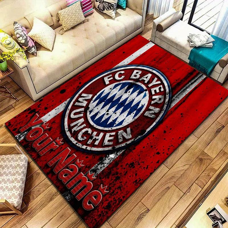 FC Bayern Munchen Custom Name Carpet Rug for Living Room Bedroom Home Sofa Decoration,Kids play Non-slip Floor Mat