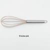 All-Stainless Steel 6-Wire Manual Egg Beater for Kitchen Baking