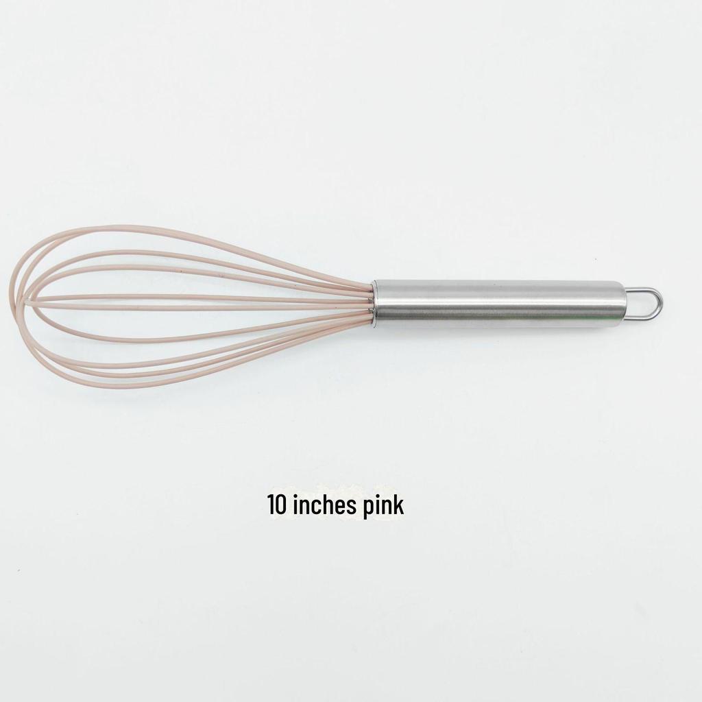 All-Stainless Steel 6-Wire Manual Egg Beater for Kitchen Baking