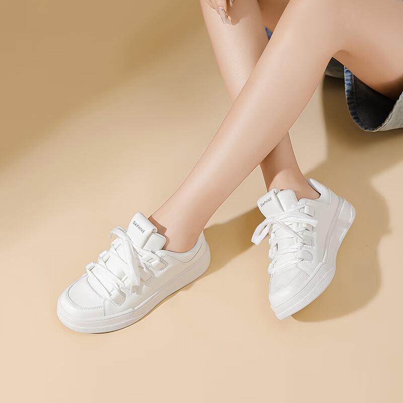 Daphne Women s White Casual Platform Sneakers 37 белый