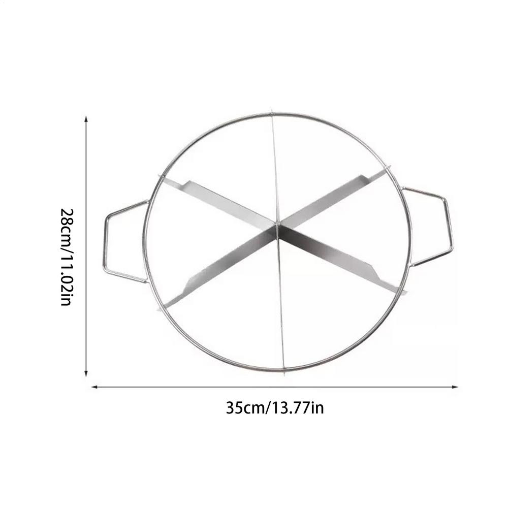 

Cake Portion Cutter Cake Cutter Slicer Leveler Tool Stainless Steel Divider Kitchen Tools Baking Supplies For Restaurant Wedding