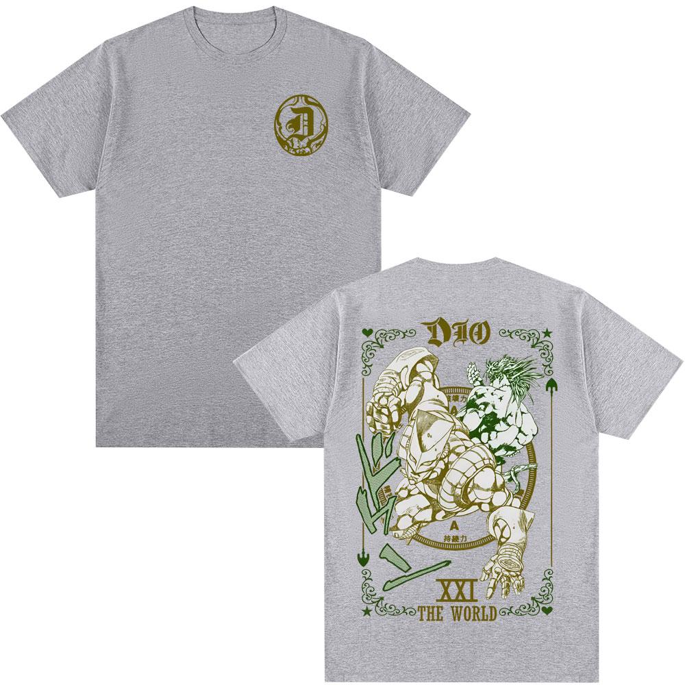 

Jojo Bizarre Adventure Tshirt Dio Brando Jotaro Kujo Manga Graphic Tshirts Unisex Cotton Casual T Shirts 2026 New Summer 4XL