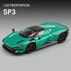 1/32 Ferrari Daytona SP3 Supercar Alloy Model Car Toy Diecasts Metal Casting Sound and Light Car Toys for Children Vehicle