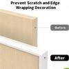 1PC U-shaped Self-adhesive Edge Trimming Strip - a Flexible Wood Edge Protector Suitable for Countertops, Cabinets, Tables,