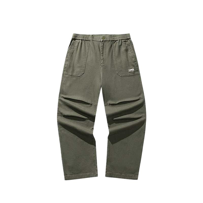 

Anta Casual Loose Fit Mid Waist Button Pants Unisex bottoms 172548503-1 XL