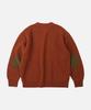 FRIZMWORKS Patch Round Pullover Knit _ Brick