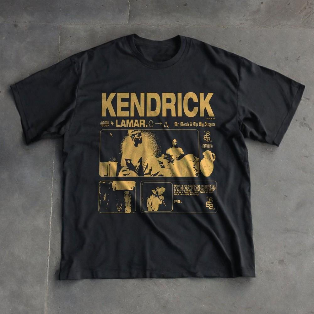 

Kendrick Lamar Rap tee 90s Remake T shirt Basic tee shirt Rap Hip hop NH26712 Unisex T-Shirt XXXXL