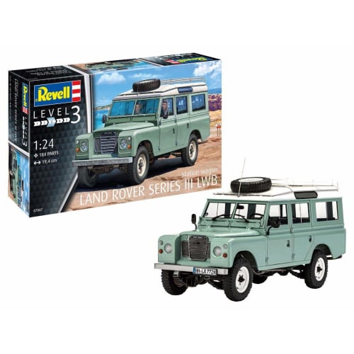 German Revell 1/24 Land Rover Series III Plastic Model 07047