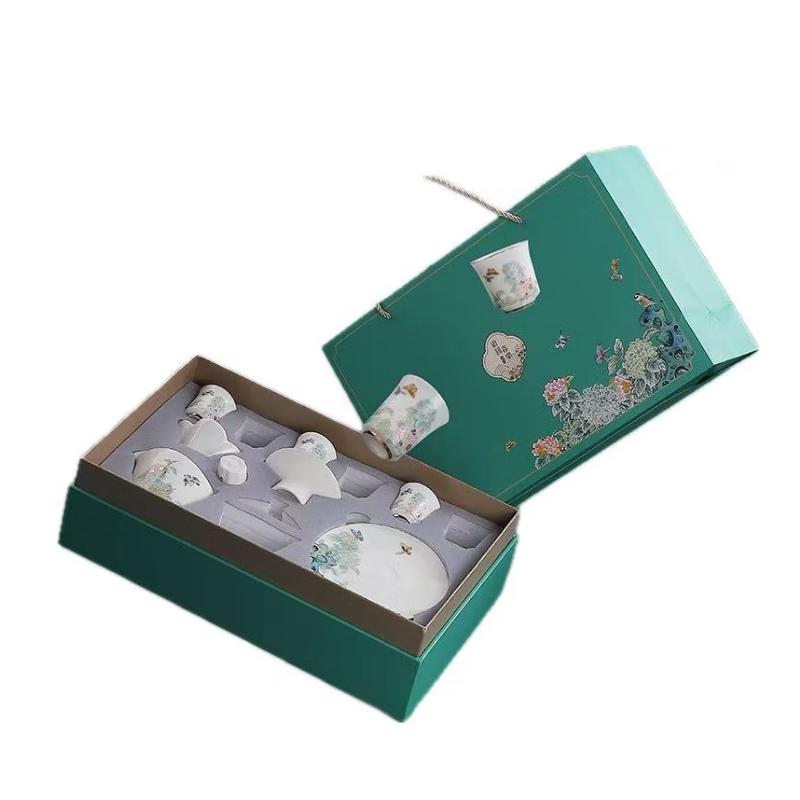 

He Di High-End Ceramic Tea Set