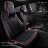 OMN Modern Reina Car Seat: Custom Full-Wrap Sporty Leather Cushion, All-Season Use