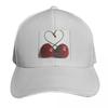 Cherry in love Baseball Cap sun hat Fishing cap Luxury Unisex Hat beach hat Unisexs Baseball Womens