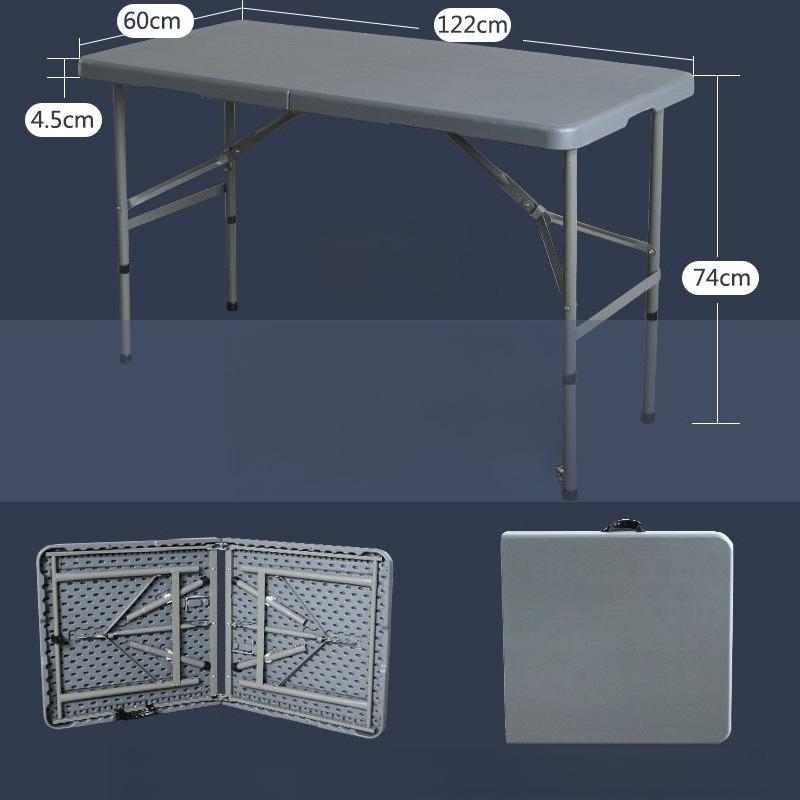 1,2m Moderner Klapp-Outdoor-Tisch für Veranstaltungen, Rechteckig, Festival, Picknick, Party, Bankett, Plastiktisch