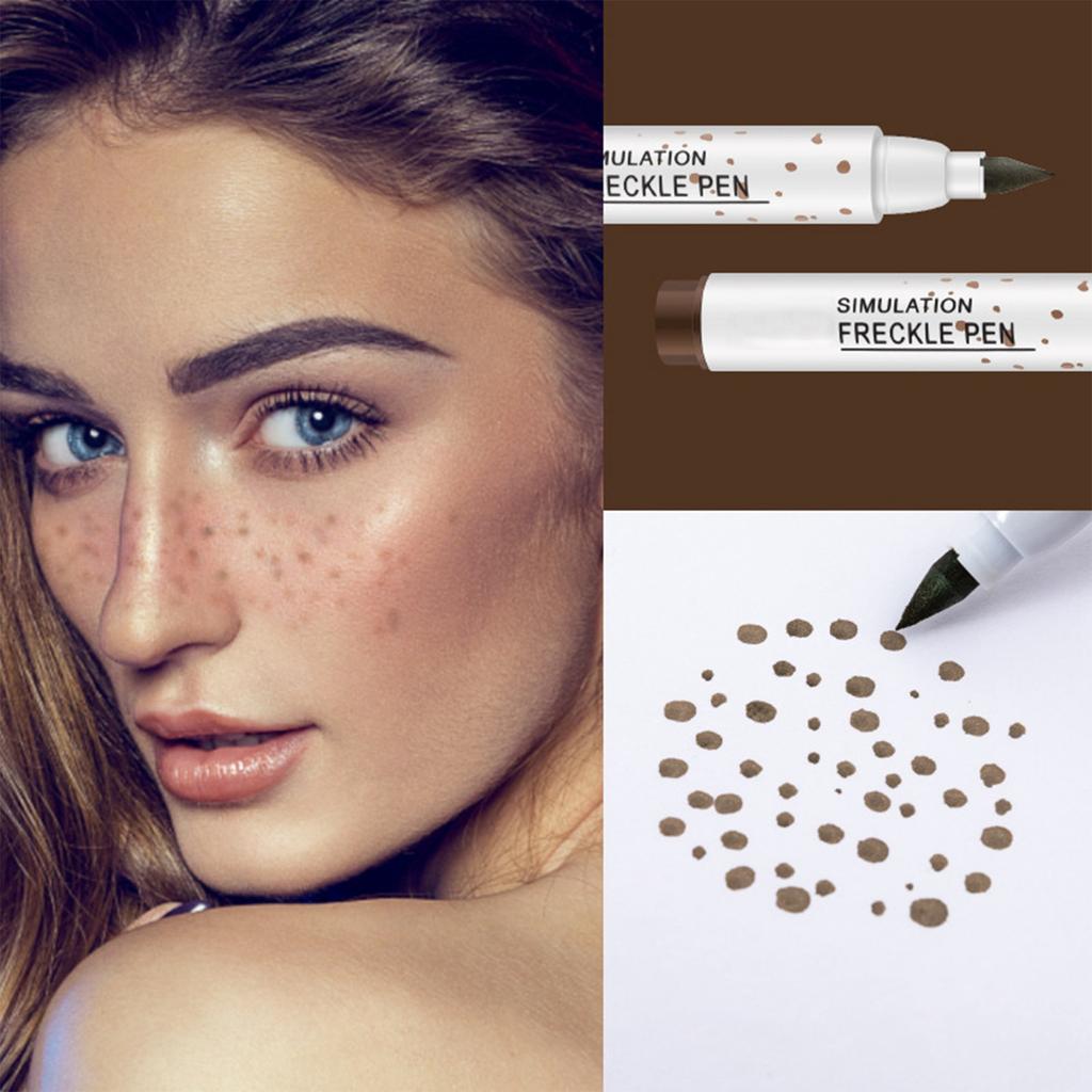 Make-up-Sommersprossenstift, farbentwickelnd, nicht leicht zu entfernen, nicht leicht zu verblassen, natürlicher Sommersprossenstift