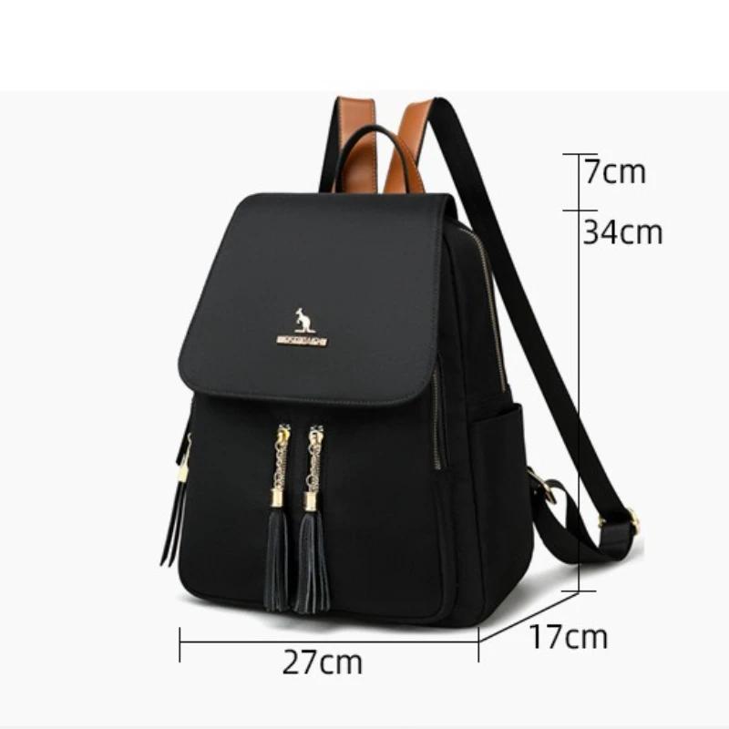 Versatile and Fashion Backpack, Korean Version Large Capacity Women's Backpack, Zipper Closure, Suitable for Travel Commuting