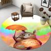 2023 Animation Cartoon 3D Rugs Round Mats Round Rugs Bathroom Mats Home Decoration Kitchen Rugs Living Room Rugs Non-slip Rugs