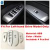 Car Accessories Inner Door Handle Armrest Window Glass Lift Button Control Panel Frame Cover Trim For Mazda CX-5 CX5 2017 -