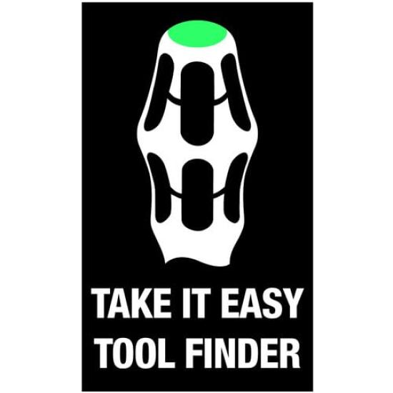 Wera Driver Set with 344953 334/350/354/7 (Japan Model) Rack,