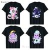 Pastel Goth T Shirt Unisex Women Kawaii Cartoon Gothic Cat Clothes Harajuku Shirt Unisex Graphic Tees FeUnisex Hip Hop Tshirt Unisex