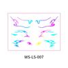 European & American Cross-border Music Festival Laser Eyeliner Stickers - Waterproof & Long-lasting Disposable Tattoos