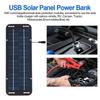 Lightweight Flexible Solar Charges Waterproof Designs Sun Power Pack set for Phone Camera Outdoor Activity
