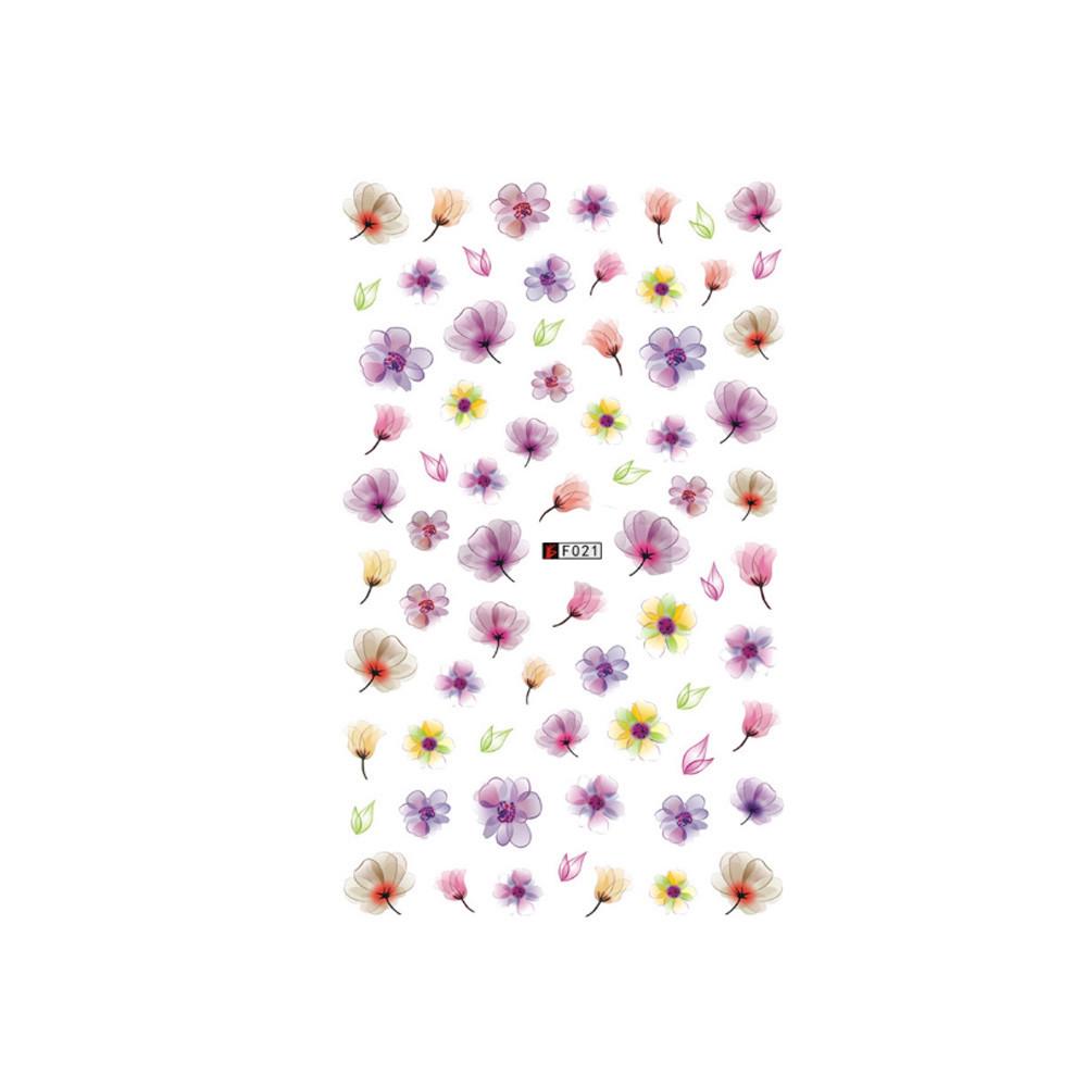 3D  Design  Foil Stickers Transfer Decal Tips Manicure DIY