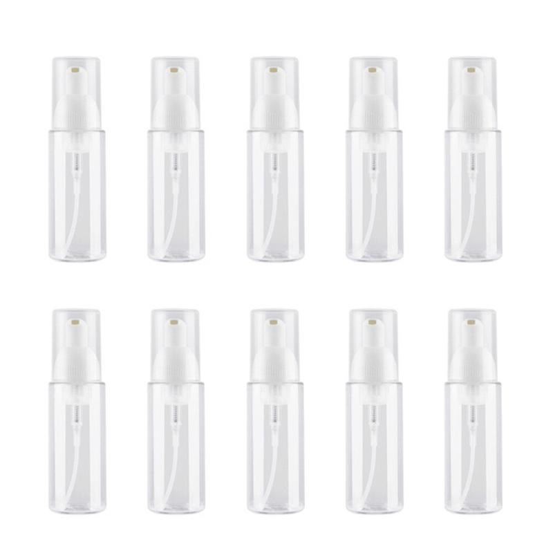 

10 PCS 50ml Plastic Foam Dispenser Dispenser Dispenser Reusable Foam Pump Empty Bottles Reusable Filling Foam Containers | Liquid Soap Dispensers