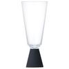KINTO FESTA Champagne Glasses, 4-Piece Set, Black, 21337