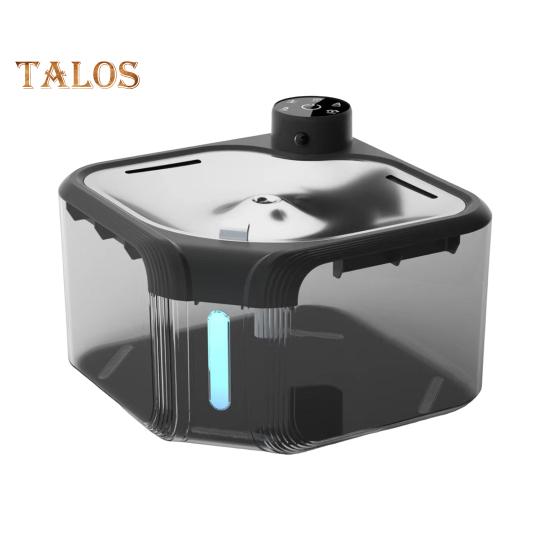 2,8 L/95 unzen Drahtlose Katze Wasser Brunnen Ultra Ruhig Haustier Wasser Dispenser Automatische Hund Brunnen mit Bewegungs Sensor Und Edelstahl deckel für