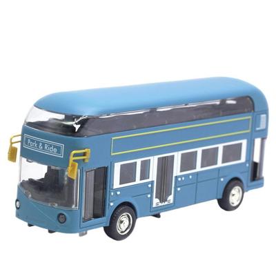Klassisches Doppeldeckerbusmodell im Maßstab 1/48, einfach zu bedienen und perfekt als Jungenspielzeug