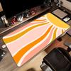 1PC Orange Sun Pattern Large Gaming Mouse Pad, Keyboard Rug, Anti Slip Rubber Table Pad, XXL Cute Mouse Pad 1000x500mm Playmat