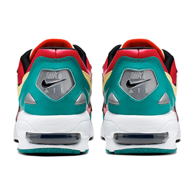 New Nike Air Max2 Light Habanero Red Navy Emerald BV1359-600
