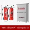 2025 Dry Powder Fire Extinguisher Set: 2 Handheld 4kg Units for Commercial Use (3/5/8kg Options Available)