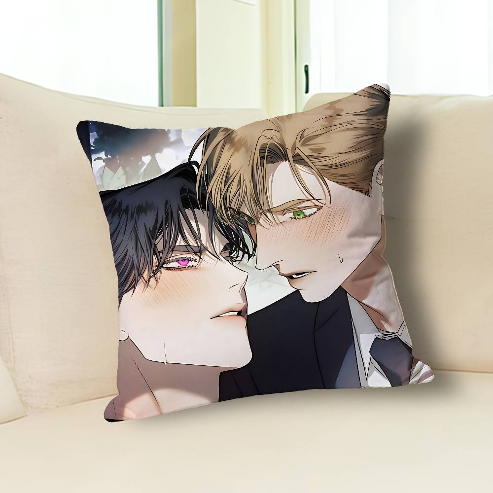 Webtoons Kiss Me If You Can Pillow Cases for Bedroom Living Room Sofa Home Decor Polyester Cushion Cover with Zipper