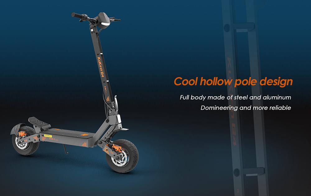 EU Stock KuKirin G4 E-Scooter 2000W60V20Ah,75km Top Range 70km/h Max Speed 11" Off-Road Vacuum Tires