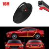 16M Car Door Seal 2-layer Hood Sealing Strip Durable Car Weather Stripping  Automobiles