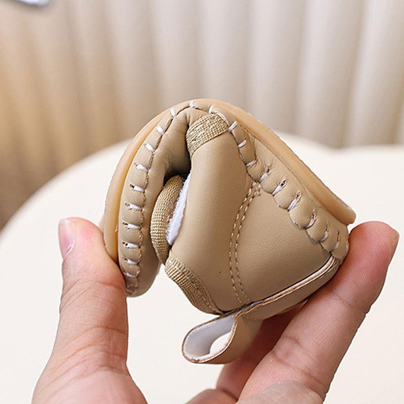 New Arrival Baby Soft-Soled Fleece-Lined Boots Cartoon First Walkers for 0-1 Year Old, Unisex Infant Shoes Kids Shoes