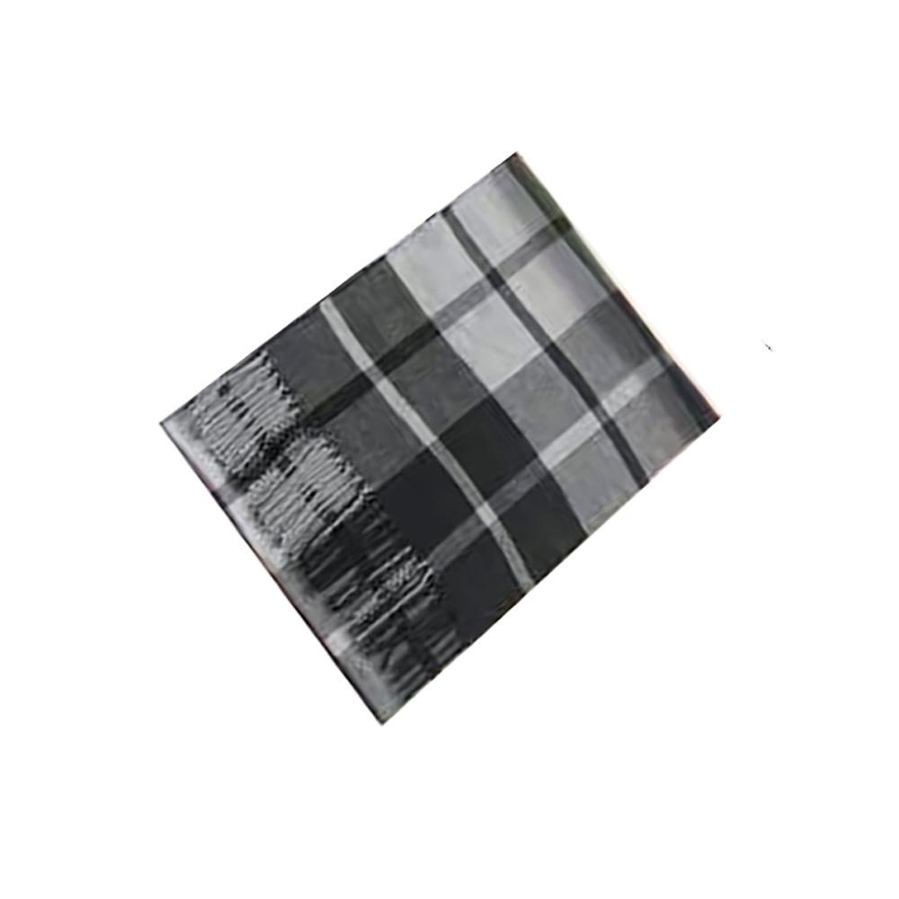 Autumn And Winter Scarves Imitation Cashmere Warm Men'S Plaid Scarf Manufacturers