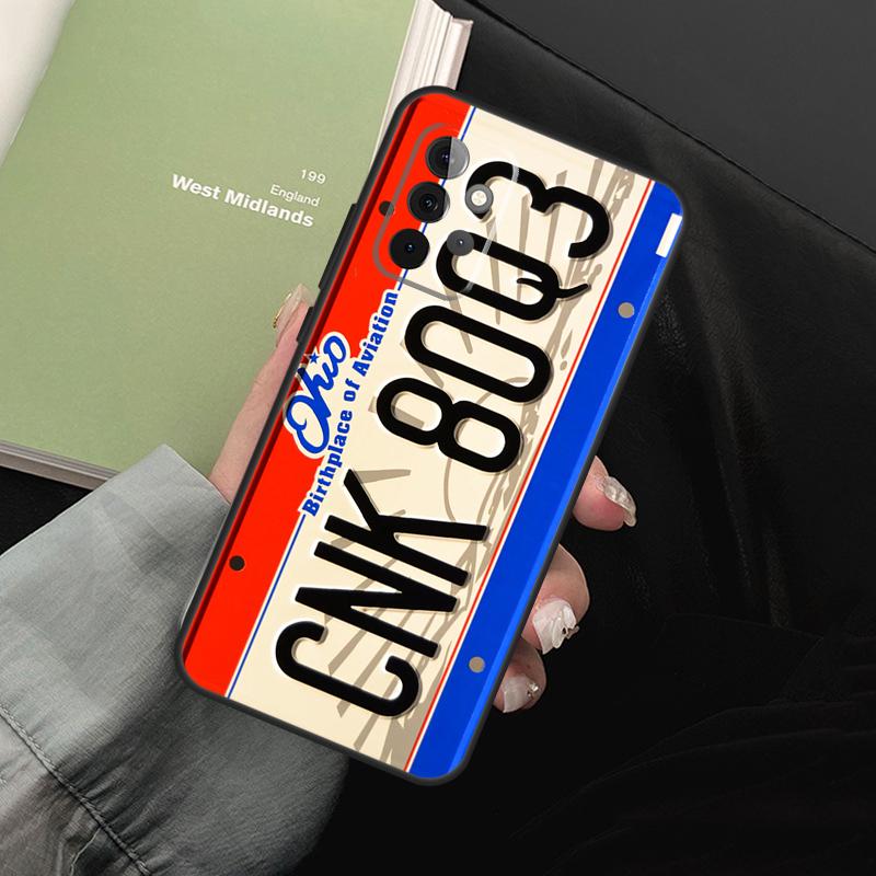 Supernatural License Plate For Samsung Galaxy A16 A06 A56 A36 A26 A05 A22 A32 A52 A54 A34 A14 A55 A15 A53 A33 A35 Case