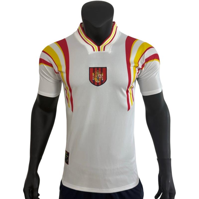 Vintage Portugal Liverpool Barcelona AC Away Germany Spain Football Jersey Short Sleeve Hair Series