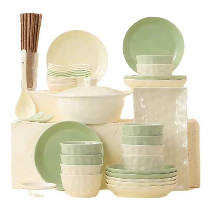 Woding Mint & Cream Ceramic Tableware Gift Set