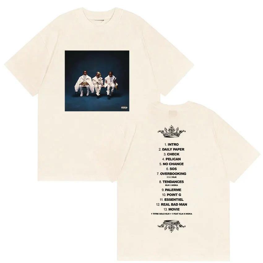Rapper Nes Pour Briller L2B Tour 2026 Graphic T Shirts Men's Hip Hop Pop Music Short Sleeve T-shirt Cotton Tees Streetwear