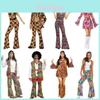 Stylish And Beautiful 70s Disco Costume Set For Adults Get Ready To Shine!
