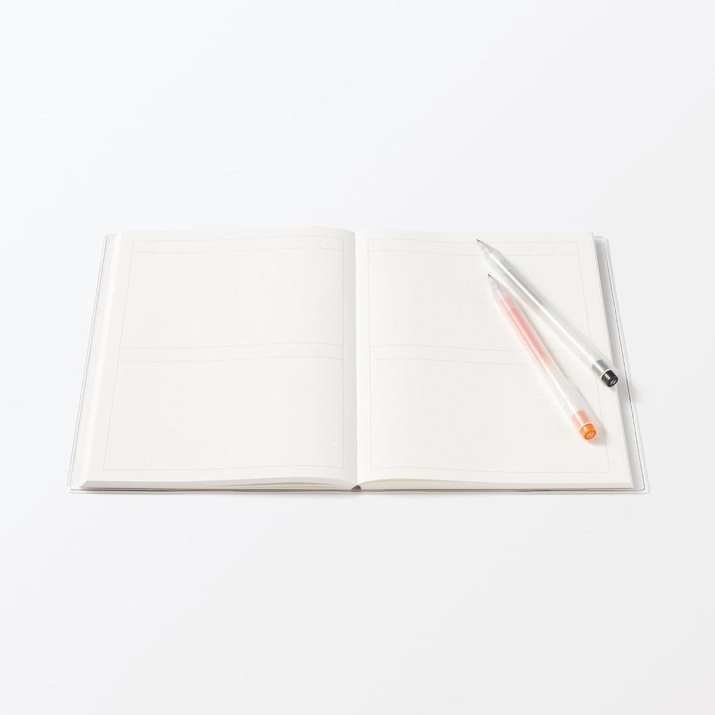 Undated Planner MUJI Schedule Notebook Monthly Daily A6 A5 12 Months 366 Days Japanese Edition