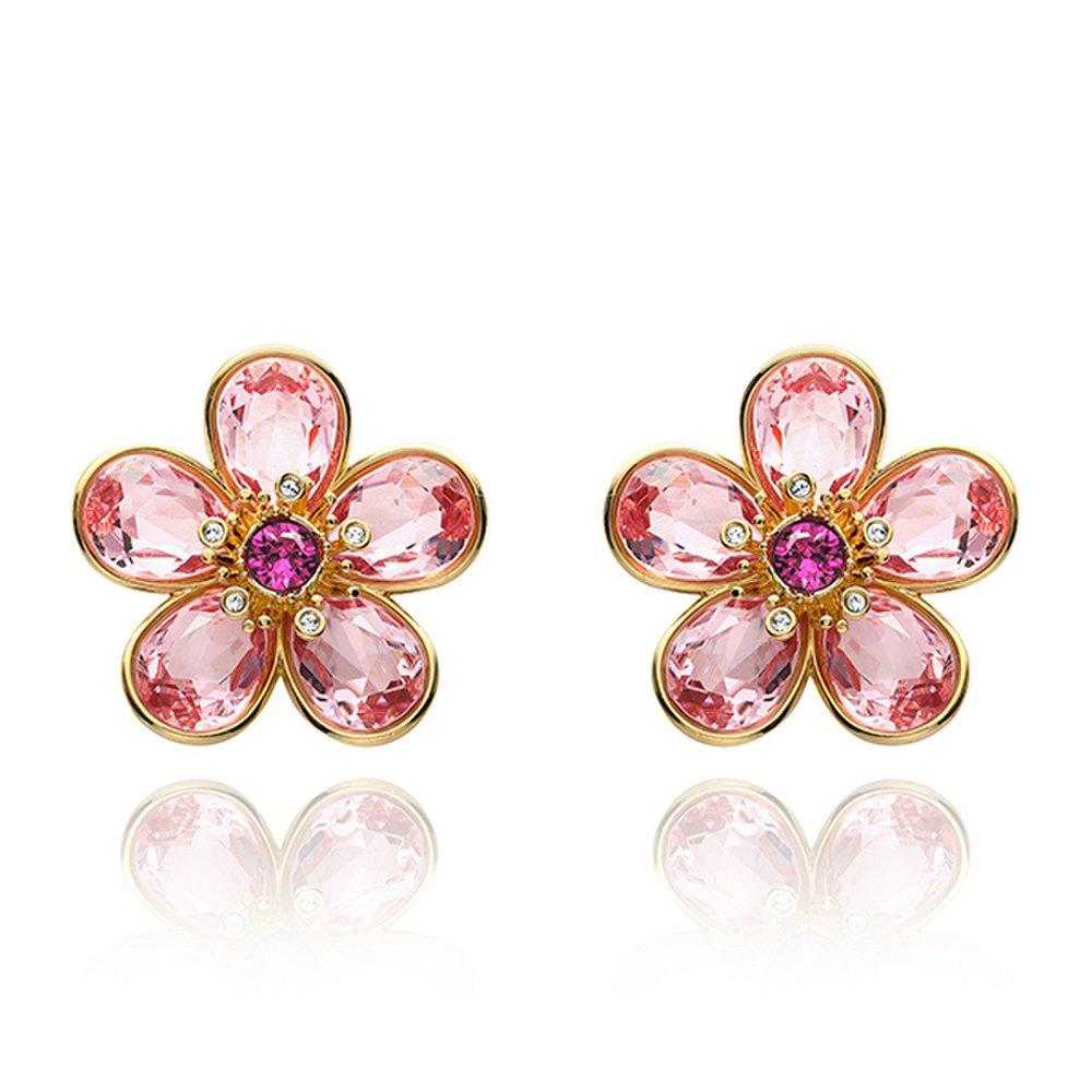 Swarovski 5656635 Idyllia Flower Stud Earrings