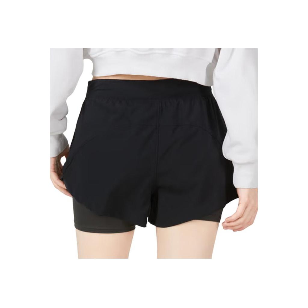 Under Armour Pure Color Elastic Waist Casual Breathable Shorts Women Bottoms Grey 1326987-010