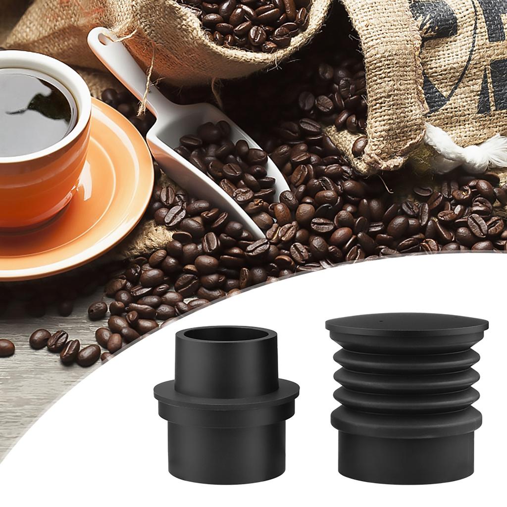 Aluminum Alloy Single Dose Hopper with Silicone Bellow Coffee Grinder Accessories Replacement for MAZZER Mini Coffee