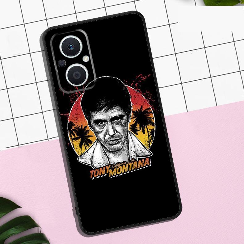 Scarface Tony Montana Case For OPPO Reno 11 12 13 F 8T 7 8 10 Pro OPPO Find X8 Pro X3 X6 Pro X5 Lite Cover Coque