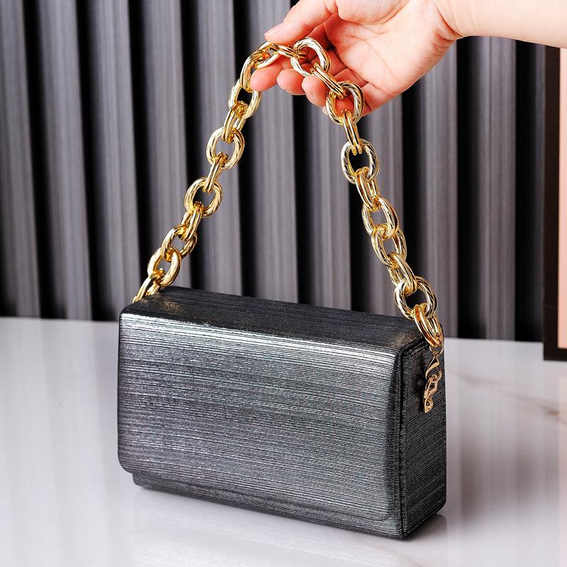 

Luxury Design Wedding Clutch Bag Handbags For Women Elegant Chain Shoulder Bag Female Party Evening Clutch Bag Purse Sac A Main темно серый