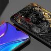 Cross Pattern Bicolor Lion Case For Realme C67 C63 C55 C53 C35 C25 C21 GT 2 3 5 6 10 11 12 13 Pro Plus 5G Soft TPU Phone Cover