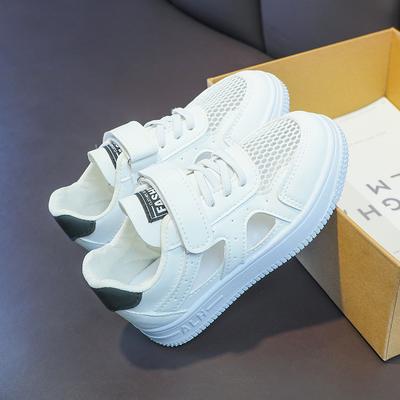 Children's Mesh Shoes 2024 Summer New Girls Thin Shoes Breathable Single Mesh Shoes Low-top Boys White Shoes